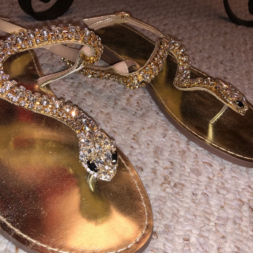 AZALEA WANG Snake Sandals